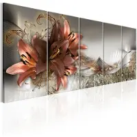 Artgeist Lilies And Abstraction taulusetti