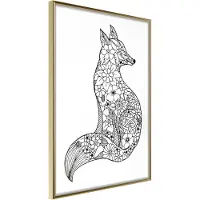 Artgeist Openwork Fox juliste