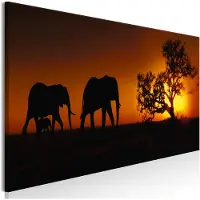 Artgeist Elephant Family (Orange) taulu