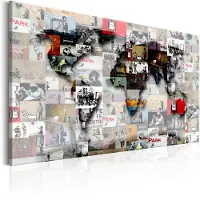 Artgeist Map: Banksy Inspiration taulu