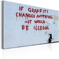 Artgeist If Graffiti Changed Anything By Banksy taulu
