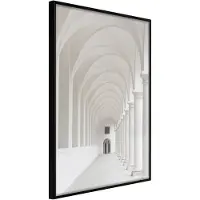 Artgeist White Colonnade juliste