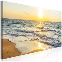 Artgeist Calm Waves Narrow Golden taulu
