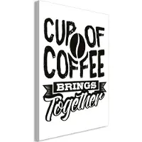 Artgeist Cup Of Coffee Brings Together Vertical taulu