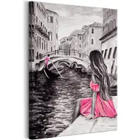 Artgeist Woman In Venice Vertical taulu