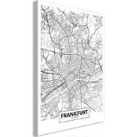 Artgeist Map Of Frankfurt Vertical taulu