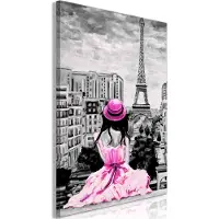 Artgeist Paris Colour Vertical Pink taulu