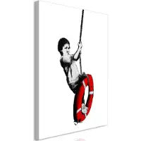 Artgeist Banksy: Boy On Rope Vertical taulu