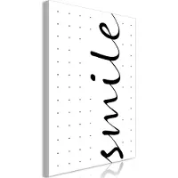 Artgeist Black And White: Smile Vertical taulu