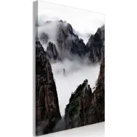 Artgeist Fog Over Huang Shan Vertical taulu