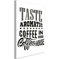 Artgeist Taste Aromatic Coffee In Our Coffee House Vertical taulu