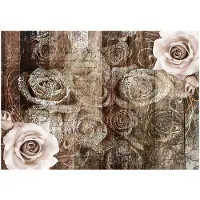 Kärkkäinen Artgeist Old Wood & Roses fototapetti