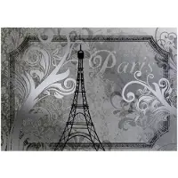Artgeist Vintage Paris - Silver fototapetti