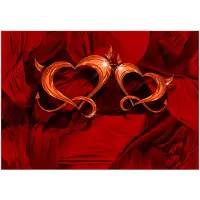 Artgeist Two Hearts fototapetti