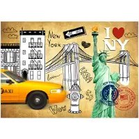 Artgeist One Way - New York fototapetti