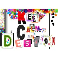 Artgeist Keep Calm And Design fototapetti