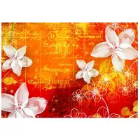 Artgeist Floral Notes Ii fototapetti