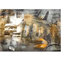 Artgeist Berlin - Collage (Orange) fototapetti
