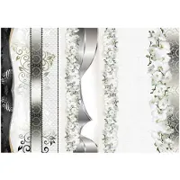 Artgeist Parade Of Orchids In Shades Of Gray fototapetti