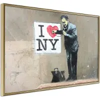 Artgeist Banksy: I Heart NY juliste