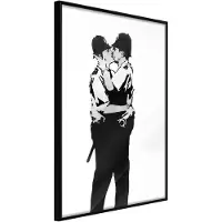 Artgeist Banksy: Kissing Coppers I juliste