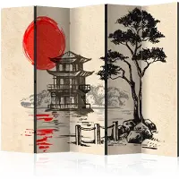 Artgeist Little House by the Pond II [Room Dividers] sermi