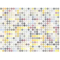 Artgeist Colored polka dots fototapetti