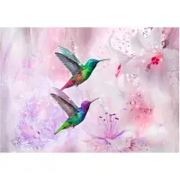 Kärkkäinen Artgeist Colourful Hummingbirds (Purple) fototapetti