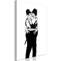 Artgeist Kissing Coppers (1 Part) Vertical taulu