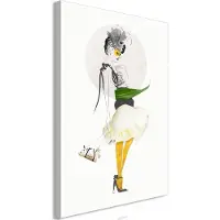 Artgeist Yellow Stocking (1 Part) Vertical taulu