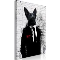 Artgeist Businessman Dog (1 Part) Vertical taulu