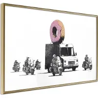 Artgeist Banksy: Donuts (Strawberry) juliste