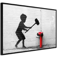 Artgeist Banksy: Hammer Boy juliste