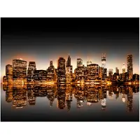 Artgeist New York and gold fototapetti
