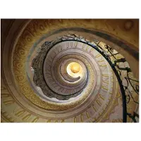 Artgeist Decorative spiral stairs fototapetti