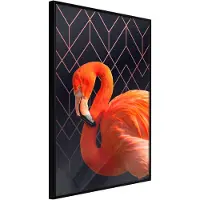 Artgeist Orange Flamingo juliste