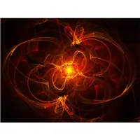 Artgeist Abstract fire fototapetti