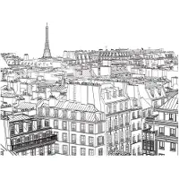Artgeist Parisian n luonnoslehtiö fototapetti