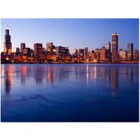Artgeist Icy Downtown Chicago fototapetti