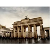Artgeist Turistit lähellä Brandenburgin porttia fototapetti