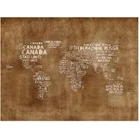 Artgeist Antiikki Italian kartta fototapetti