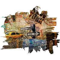 Artgeist New York collage fototapetti