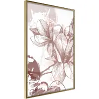 Artgeist Drawn Flower juliste
