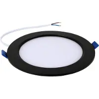 LED energie 12W 900lm 3CCT himmennettävä musta uppo paneelivalaisin