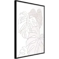 Artgeist Beige Leaves juliste