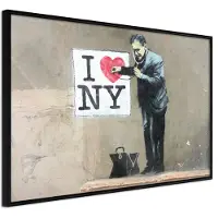 Artgeist Banksy: I Heart NY juliste