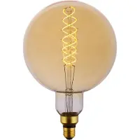 LED energie G200/E27 4W 280lm himmennettävä amber antiikkilamppu