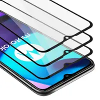 Cadorabo Motorola Moto e20/E30/E40 3x karkaistu lasi suojakalvo