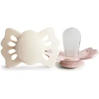 Frigg Lucky Cream/Blush symmetrinen silikoni tutti 2 kpl
