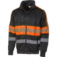 Brador 6112P musta/oranssi collegepusero